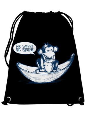 Big banana hátizsák Black