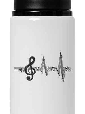 A zene az életem kulacs White