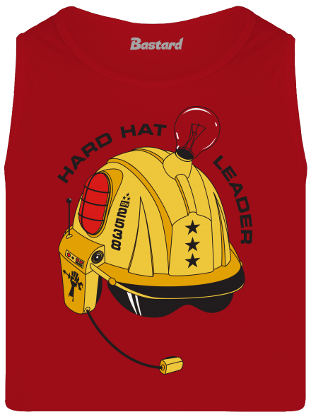 Hard hat leader férfi trikó Red