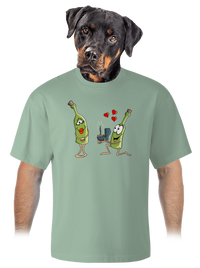 unisex túlméretezett póló