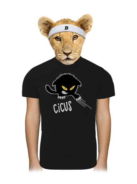 Cicus gyerek sport póló Black