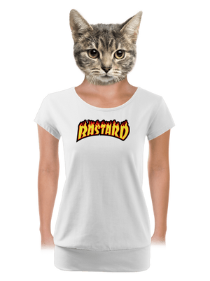 női póló elasztikus alsó szegéllyel