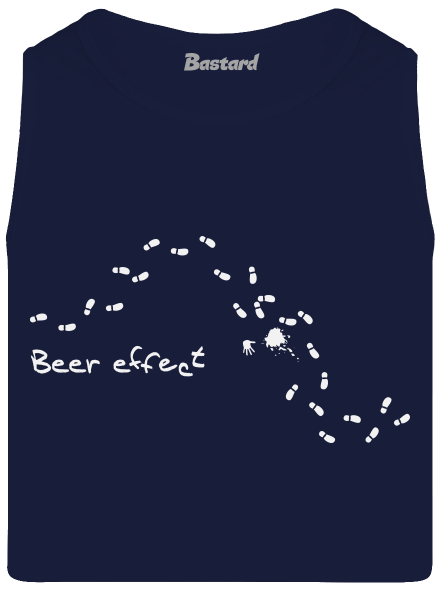 Beer effect férfi trikó French Navy