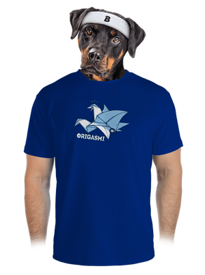 Origasmi férfi sportpóló Royal Blue Mal