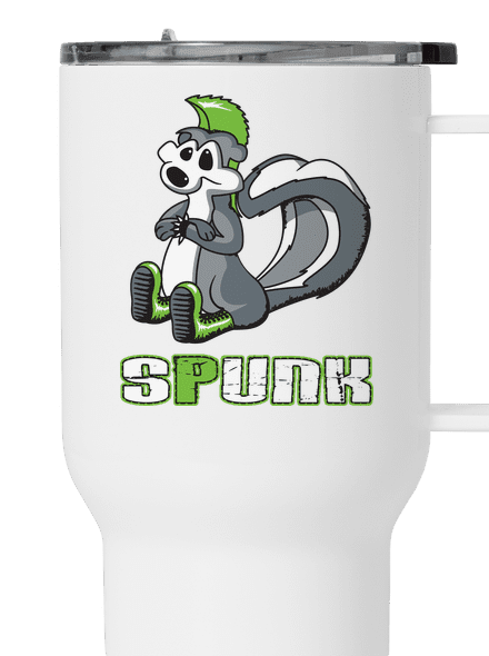 Spunk termosz bögre White