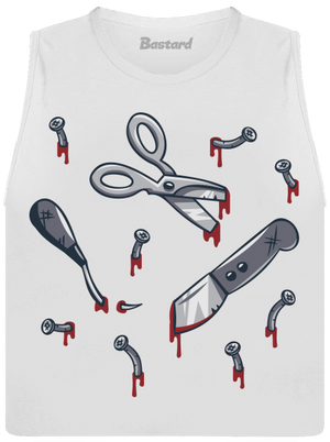 Halloween női bővített trikó White