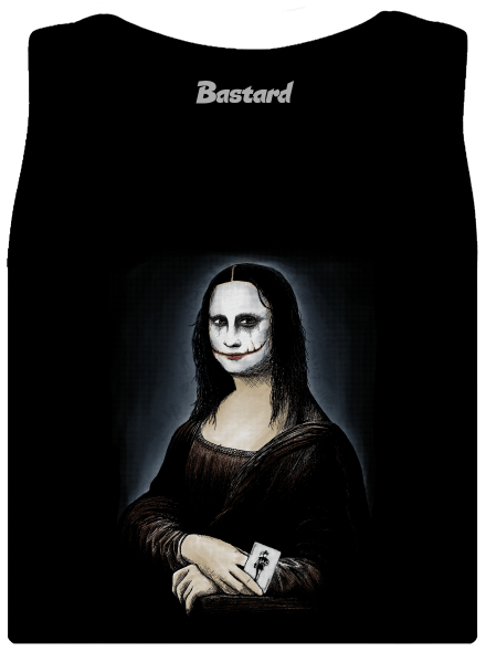 Mona Joker Lisa klasszikus női trikó Black