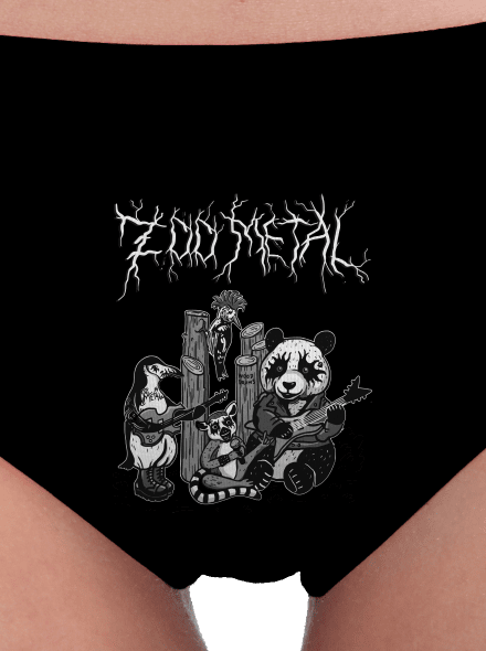 ZOO metal női bugyik Black