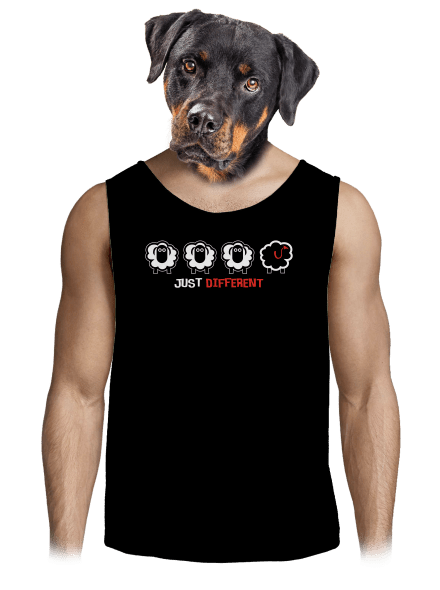 Fekete bárány férfi trikó Black