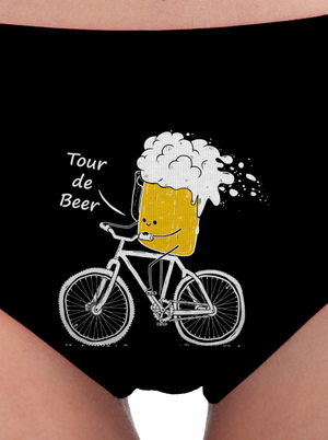 Tour de beer női bugyik Black