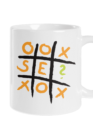 Piškvorky hagyományos bögre White