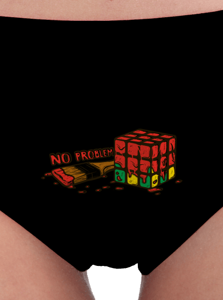 No problem női bugyik Black