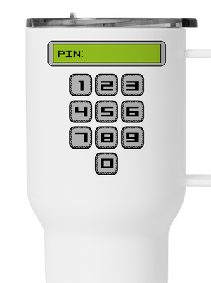 PIN termosz bögre White