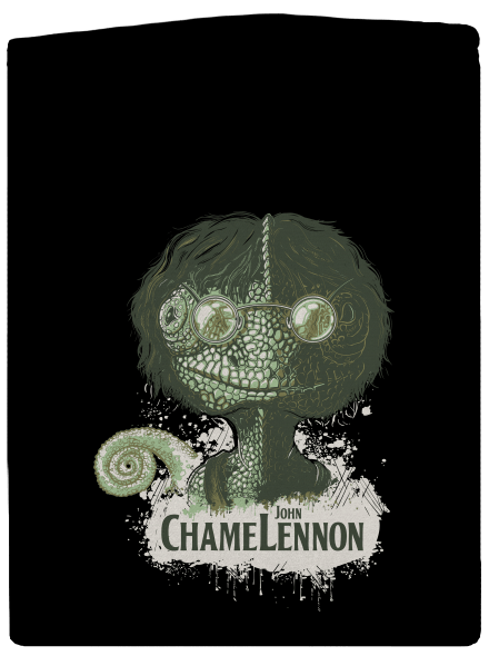  ChameLennon cipzáras férfi pulóver Black