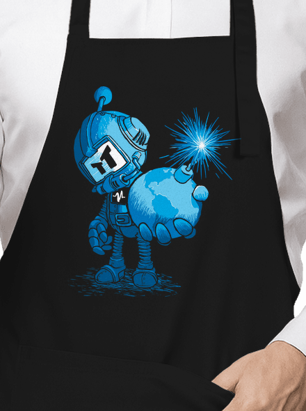 Időzített bomba kötény Black