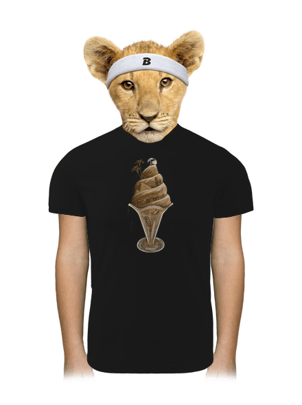 De(s)ert gyerek sport póló Black