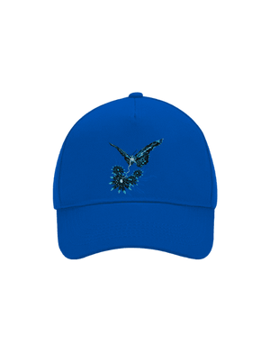 Fake nature baseballsapka Bright Royal