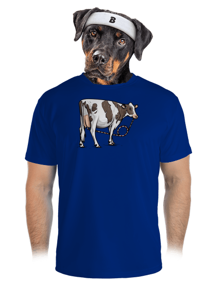 Cow drink férfi sportpóló Royal Blue Mal