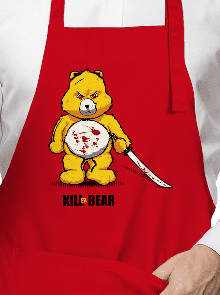 Killer bear kötény Red