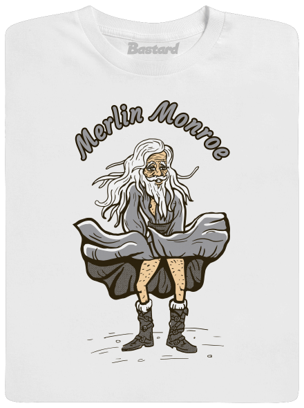 Merlin Monroe	 gyerek póló White