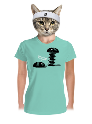 Felhúzva női sportpóló Mint Mal