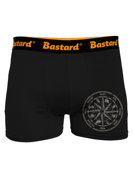 Alkoholos iránytű boxeralsó Black