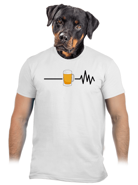 Beer help férfi póló White