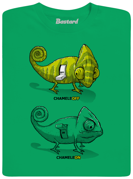 ChameleON ChameleOFF gyerek póló Kelly Green