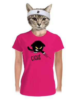 Cicus női sportpóló Neon Pink
