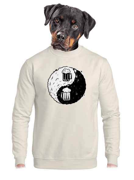 Jin Jang sör unisex crewneck Off White