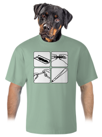 unisex túlméretezett póló