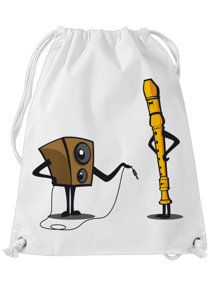 Plug-in jack hátizsák White