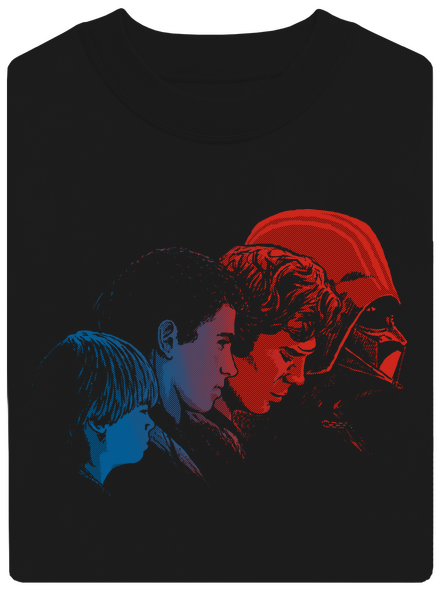 Vaders evolution unisex crewneck Black