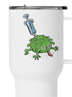 Elakadt covid termosz bögre White