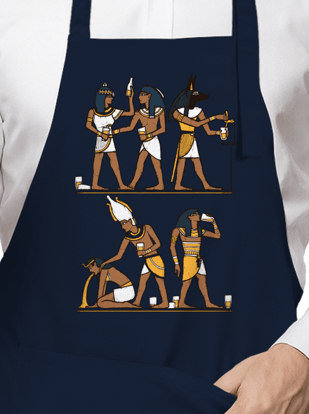 Egyiptomi parti kötény Navy