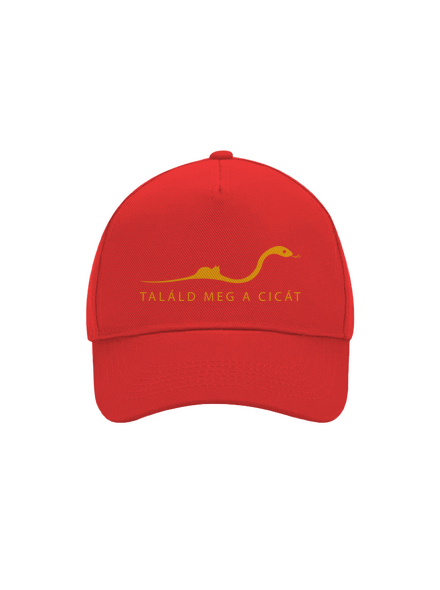 Találd meg a cicát baseballsapka Classic Red