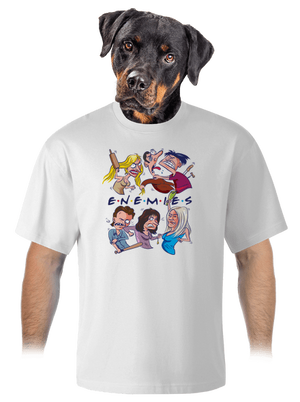 unisex túlméretezett póló