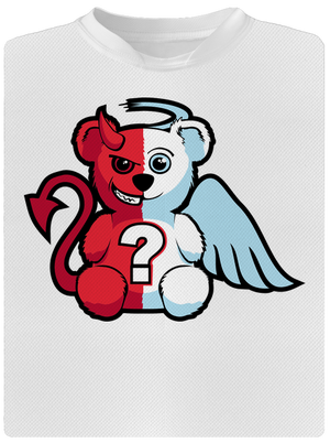 Angyal vagy ördög gyerek sport póló White