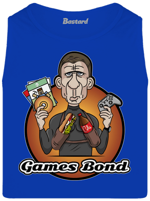 Games Bond férfi trikó Royal Blue