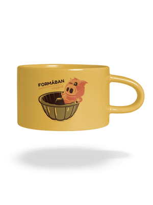 Formában macaron bögre Yellow Macaron