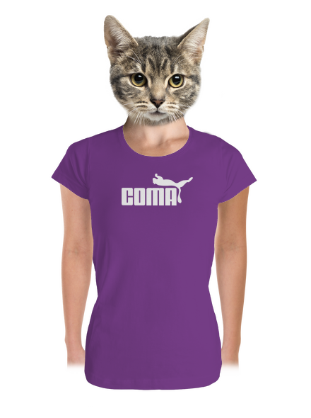 Coma prémium női póló Purple