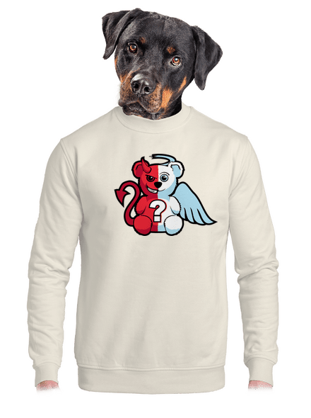 Angyal vagy ördög unisex crewneck Off White