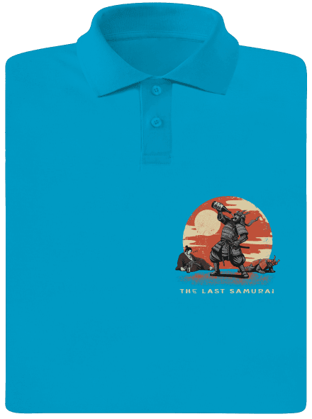 The last samurai férfi pólóingek Blue Atol