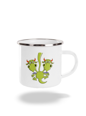 Háromfejű sárkány pléhbögre White