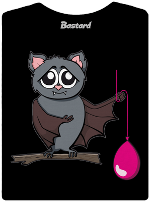 Denevér női póló Black