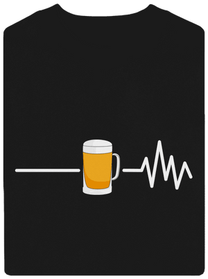 Beer help unisex crewneck Black