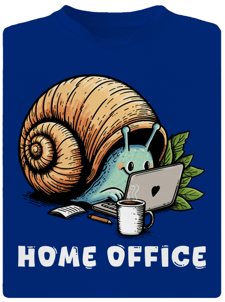 Sneka home office férfi sportpóló Royal Blue Mal