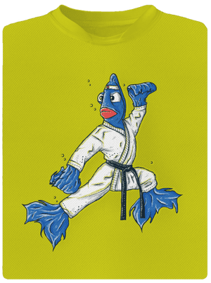  gyerek sport póló Neon Yellow