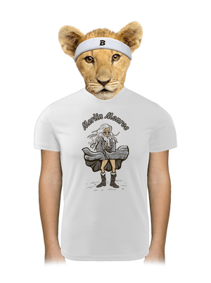 Merlin Monroe	 gyerek sport póló White