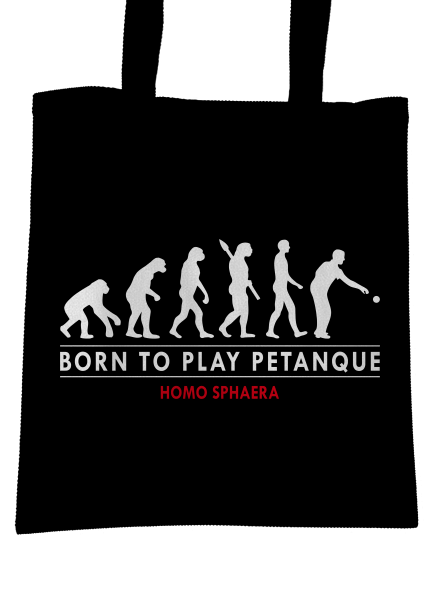 Born to play petanque táska Black